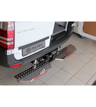 MB SPRINTER 07+ RUNNING BOARDS to tow bar pcs EXTRA LARGE - 888423 - Rearbar / Opstap - Verstralershop