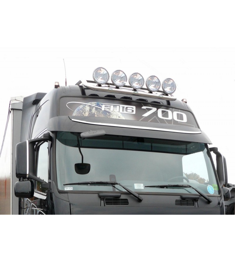 VOLVO FH 08 to 13 ROOF LAMP HOLDER LED CROSSTOP - 5x lamp fixings cable - Globetrotter & Globetrotter XL roof - 868159 - Roofbar