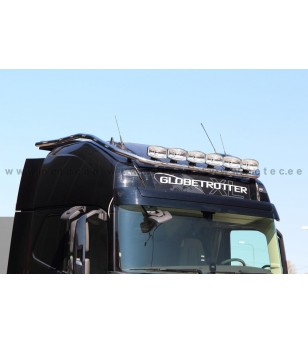Dakbeugel - Metec - Hydra  - 6 lampsteunen - Voorbekabeld - LED - Volvo - FH - Globetrotter XL - 2013+