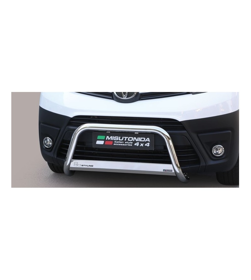 Proace 16- EC Approved Medium Bar Inox - EC/MED/411/IX - Bullbar / Lightbar / Bumperbar - Verstralershop