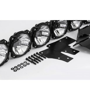 KC Hilites 50" Gravity PRO6 07-16 Jeep JK 8-Licht-Combo-LED-Lichtleiste mit Lichthalterungen - 91313