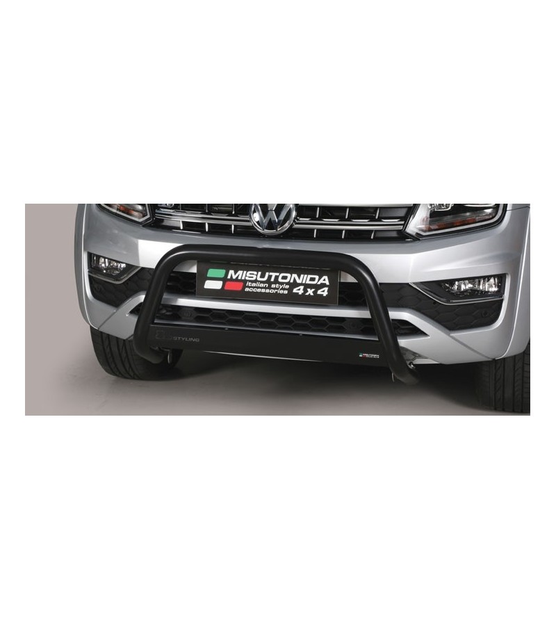 VW Amarok 16+ EC Approved Medium Bar Mark Inox BLACK - EC/MED/280/HL/PL - Bullbar / Lightbar / Bumperbar - Verstralershop