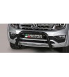 VW Amarok 16+ EC Approved Super Bar Inox BLACK - EC/SB/280/HL/PL - Bullbar / Lightbar / Bumperbar - Verstralershop