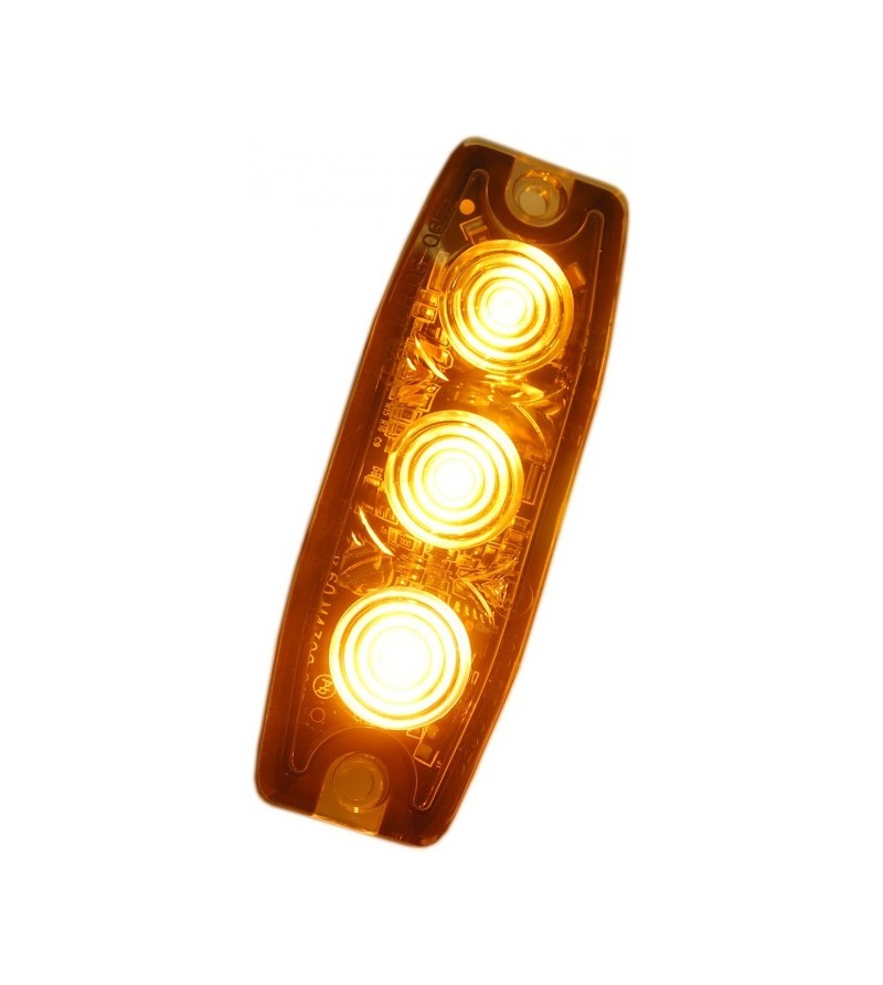 Blitzlampe Superdünn 3x1W LED Orange - 5003313
