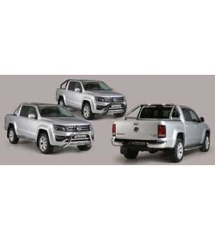 VW Amarok 16+ Design Side Protections Inox