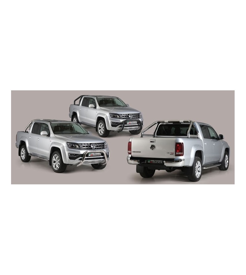 VW Amarok 16+ Design Side Protections BLACK - DSP/280/PL - Sidebar / Sidestep - Verstralershop