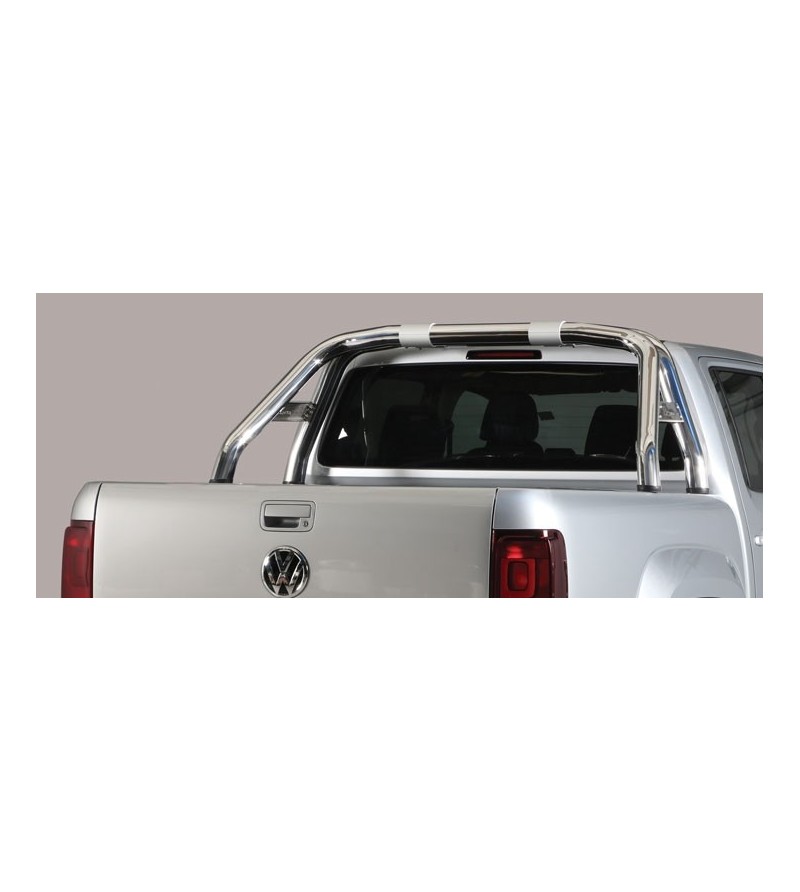 VW Amarok 16+ Roll Bar Mark Design Inox Ø 76mm - RLD/K/280/IX - Lights and Styling