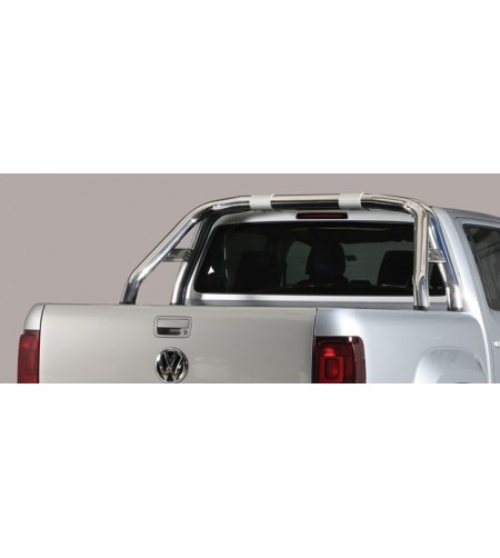 VW Amarok 16+ Roll Bar Mark Design Inox Ø 76mm - RLD/K/280/IX - Lights and Styling
