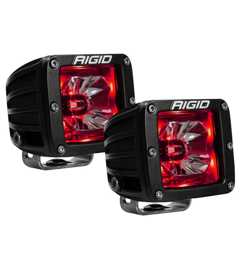 LED-ramp - Rigid Industries - Radiance Pod - 3" - 7.5cm - Positionsljus Röd - Driving - Set LED-ramp - Rigid Industries - Radiance Pod - 3" - 7.5cm - Positionsljus Röd - Driving - Set