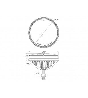 Rigid 7" Round - Single - 55002 - Verlichting - Verstralershop