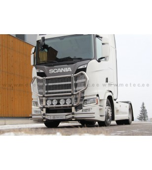 SCANIA R/S/G Serie 16+ TRUCK GRIFFIN-2 CATTLEGUARD with NET - low & medium bumper - 864541 - Bullbar / Lightbar / Bumperbar - Ve