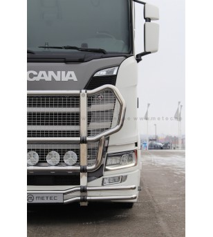 SCANIA R/S/G Serie 16+ TRUCK GRIFFIN-2 CATTLEGUARD with NET - low & medium bumper - 864541 - Bullbar / Lightbar / Bumperbar - Ve