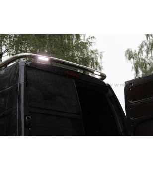 VW CRAFTER 17+ LAMP HOLDER, LED WORKING LIGHTS INTEGRATED - 840006 - Roofbar / Roofrails - Verstralershop