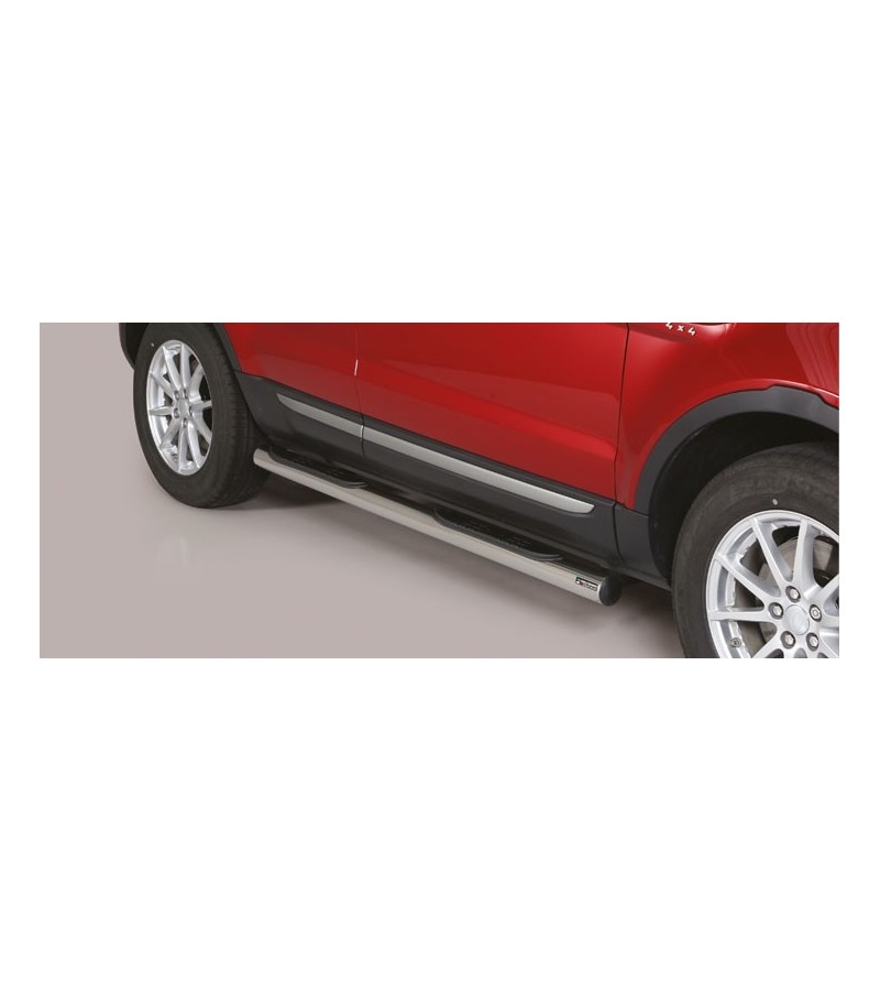 Evoque 2016 Grand Pedana (Side bars with steps) Inox (also available in black) - GP/306/IX - Lights and Styling