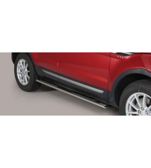 Evoque 2016 Oval Grand Pedana (Oval Side bars with steps) Inox(also available in black)