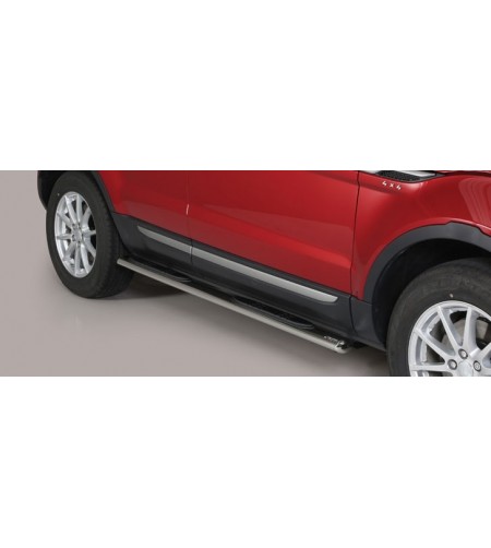Evoque 2016 Oval Grand Pedana (Oval Side bars with steps) Inox(also available in black) - GPO/306/IX - Lights and Styling