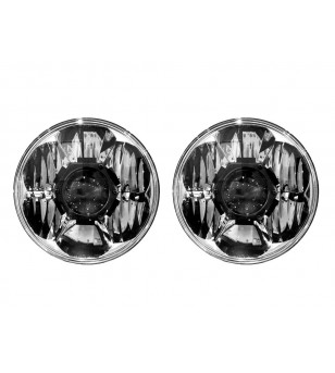 KC 7" Gravity LED PRO7 HEADLIGHT DOT JEEP JK 07-17 PAIR PACK SYSTEM - 42341 - Lights and Styling