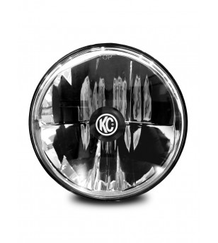 KC Hilites 7" GRAVITY LED - 2 Headlights - 40W Driving Beam - Universal / Jeep TJ 97-06 (ECE/DOT)