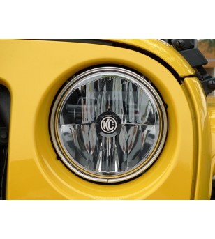 KC Hilites 7" GRAVITY LED - 2 koplampen - 40W Driving Beam - Universeel / Jeep TJ 97-06 (ECE/DOT) - 42361