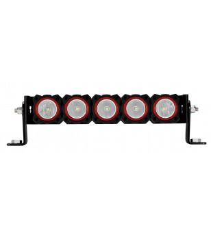 Rote Bezelringe für KC Hilites FLEX™ LED-Leuchten (5er-pack)