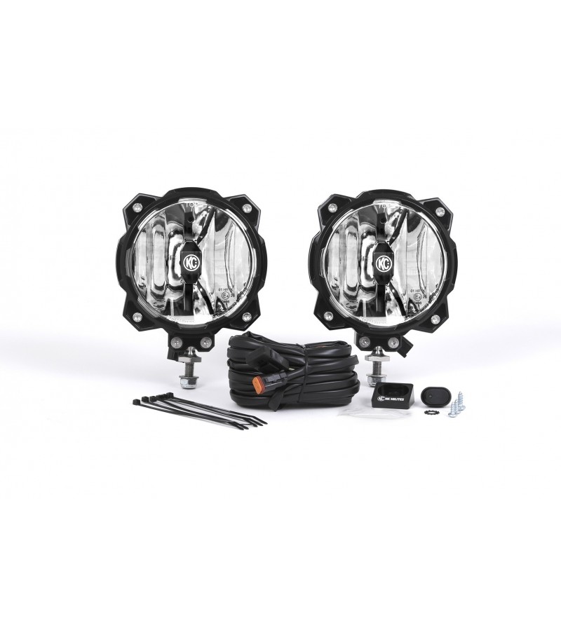 Extraljus - KC Hilites - Gravity Pro6 - 6.1" - 15.5cm - Driving - Set Extraljus - KC Hilites - Gravity Pro6 - 6.1" - 15.5cm - Driving - Set