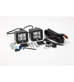 KC 3'' C-SERIES C3 LED PAIR PACK SYSTEM AMBER SPOT - 315 - Lights and Styling