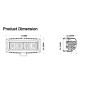 LED-ramp - Angry Moose - Single 5 - 4 - 5" - 12.7cm - Spot LED-ramp - Angry Moose - Single 5 - 4 - 5" - 12.7cm - Spot