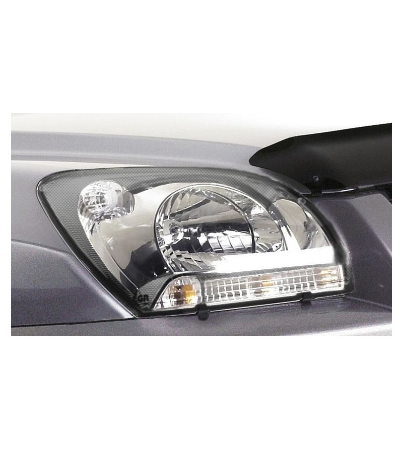 Sportage 05-09 Headlamp Protectors carbon fiber - 218030cf