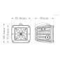 LED-ramp - Angry Moose - Double 10 - 2 - 3.2" - 8.2cm - Spot LED-ramp - Angry Moose - Double 10 - 2 - 3.2" - 8.2cm - Spot