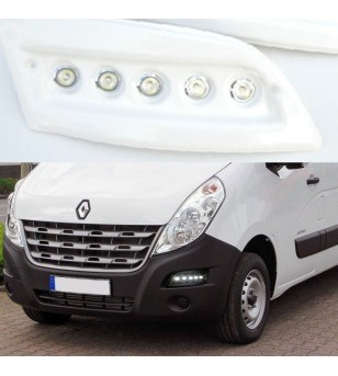 Renault Master 2010- Day Time Running Light Kit POD White - LP-MAS10WW