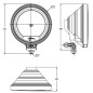 Driving light - SIM - 3227 - Full LED - 8.8" - 22.3cm - Blue - Celis - Position light White - Driving Driving light - SIM - 3227 - Full LED - 8.8" - 22.3cm - Blue - Celis - Position light White - Driving