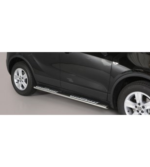 Opel Mokka X 2016- Design Side Protection Oval - DSP/318/IX - Sidebar / Sidestep - Verstralershop