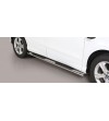 Kuga 17- Oval grand Pedana (Oval Side Bars with steps) Inox - GPO/420/IX - Sidebar / Sidestep - Verstralershop