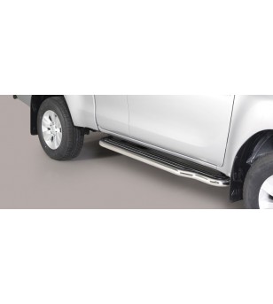 TOYOTA HILUX 16+ Sidesteps Inox - Single Cab - P/418/IX - Sidebar / Sidestep - Verstralershop