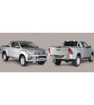 TOYOTA HILUX 16+ Sidesteps Inox - Single Cab - P/418/IX - Lights and Styling