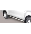 TOYOTA HILUX 16+ Grand Pedana (Side Bars with steps) Inox - Extra Cab - GP/418/IX - Sidebar / Sidestep - Verstralershop