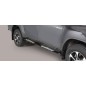 Sidebars - Misutonida - Design - Oval - Zwart mat - Set - Toyota - Hilux - Extra Cab - 2016-2020 Sidebars - Misutonida - Design - Oval - Zwart mat - Set - Toyota - Hilux - Extra Cab - 2016-2020