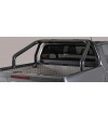 TOYOTA HILUX 16+ Roll Bar on Tonneau Black Coated Inox (2 pipes version) - RLSS/2410/PL - Rollbars / Sportsbars - Verstralershop