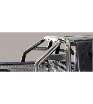 TOYOTA HILUX 16+ Roll Bar Mark on Tonneau Inox (2 pipes version) - RLSS/K/2410/IX - Lights and Styling