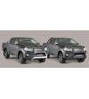 TOYOTA HILUX 16+ Roll Bar Mark on Tonneau Inox (2 pipes version) - RLSS/K/2410/IX - Rollbars / Sportsbars - Verstralershop