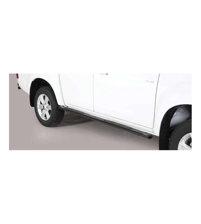D-Max 17- Double Cab Grand Pedana Oval Black Coated - GPO/314/PL - Lights and Styling