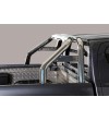 TOYOTA HILUX 16+ Roll Bar Mark on Tonneau Black Coated Inox (2 pipes version) - RLSS/K/2410/PL - Lights and Styling