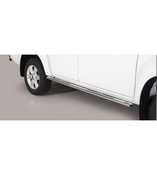 D-Max 17- Double Cab Design Side Protection Oval - DSP/314/IX - Lights and Styling