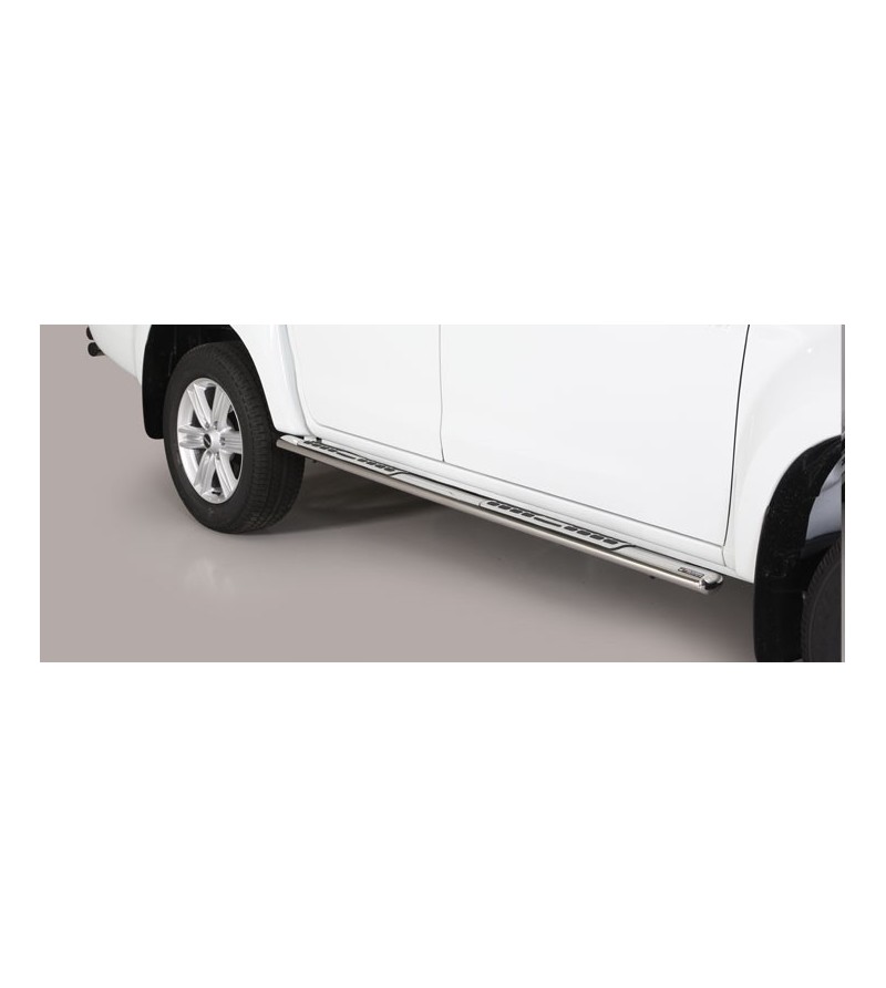 D-Max 17- Double Cab Design Side Protection Oval - DSP/314/IX - Lights and Styling