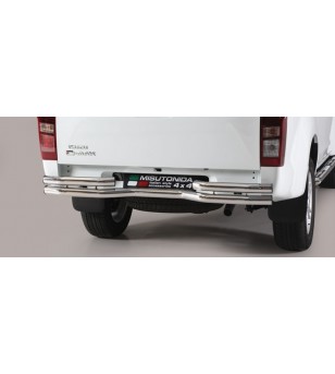 D-Max 17- Double Bended Rear Protection - DBR/314/IX - Rearbar / Rearstep - Verstralershop