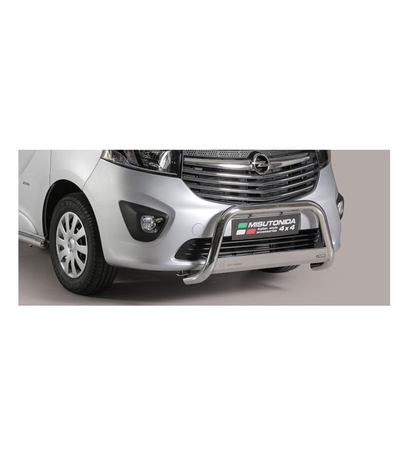 Vivaro L1 2014-, EC Approved Medium Bar Inox - EC/MED/382/IX - Bullbar / Lightbar / Bumperbar - Verstralershop