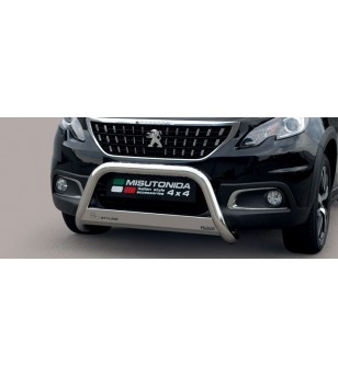 Peugeot 2008 2016- EC Approved Medium Bar Inox - EC/MED/427/IX - Bullbar / Lightbar / Bumperbar - Verstralershop