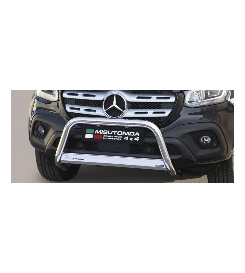 X-Class 2017- EC Approved Medium Bar Inox - EC/MED/428/IX - Bullbar / Lightbar / Bumperbar - Verstralershop