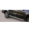 X-Class 17- Oval grand Pedana (Oval Side Bars with steps) Inox - GPO/428/IX - Sidebar / Sidestep - Verstralershop