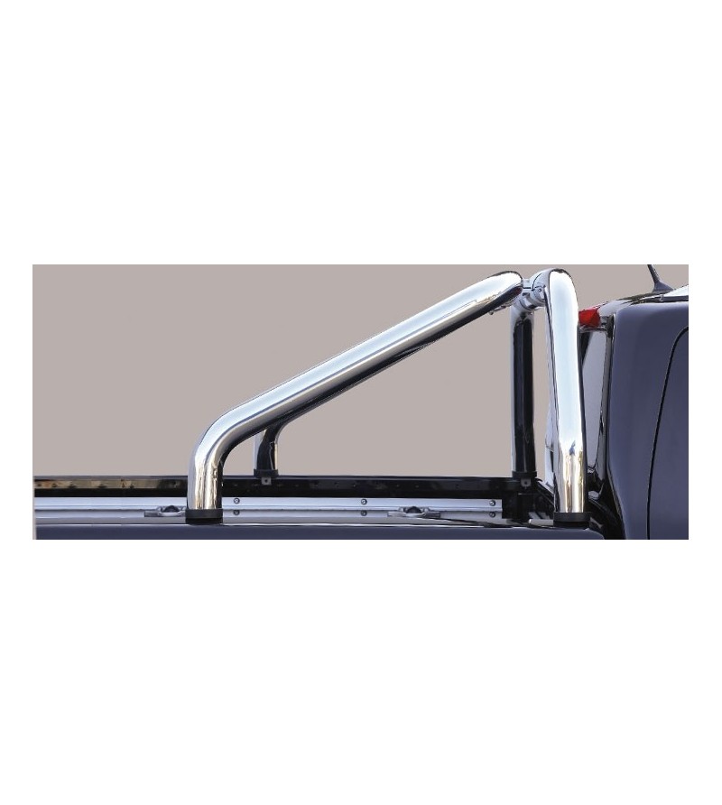 X-Class 17- Roll Bar on Tonneau Inox (2 pipes version) - RLSS/2428/IX - Rollbars / Sportsbars - Verstralershop